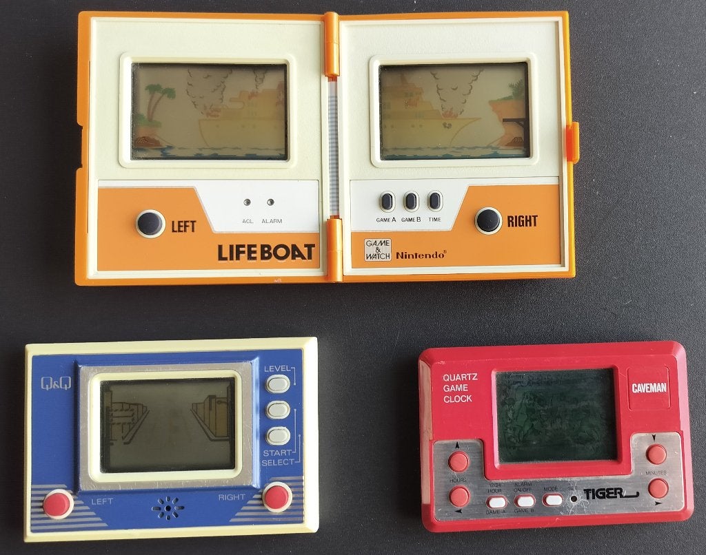 Nintendo Life Boat + Q&Q Patrol Car + Tiger Electr. Caveman, Games en Spelcomputers, Games | Overige, 1 speler, Ophalen of Verzenden