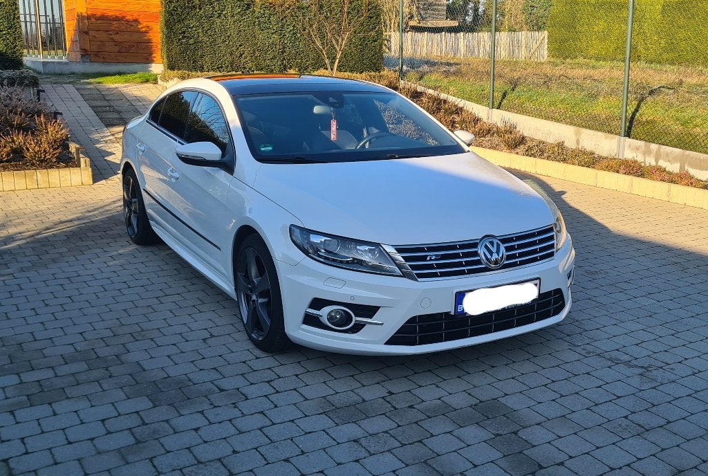Passat cc R-line, Auto's, Volkswagen, Zwart, 4 cilinders, 1650 kg, Leder en Stof