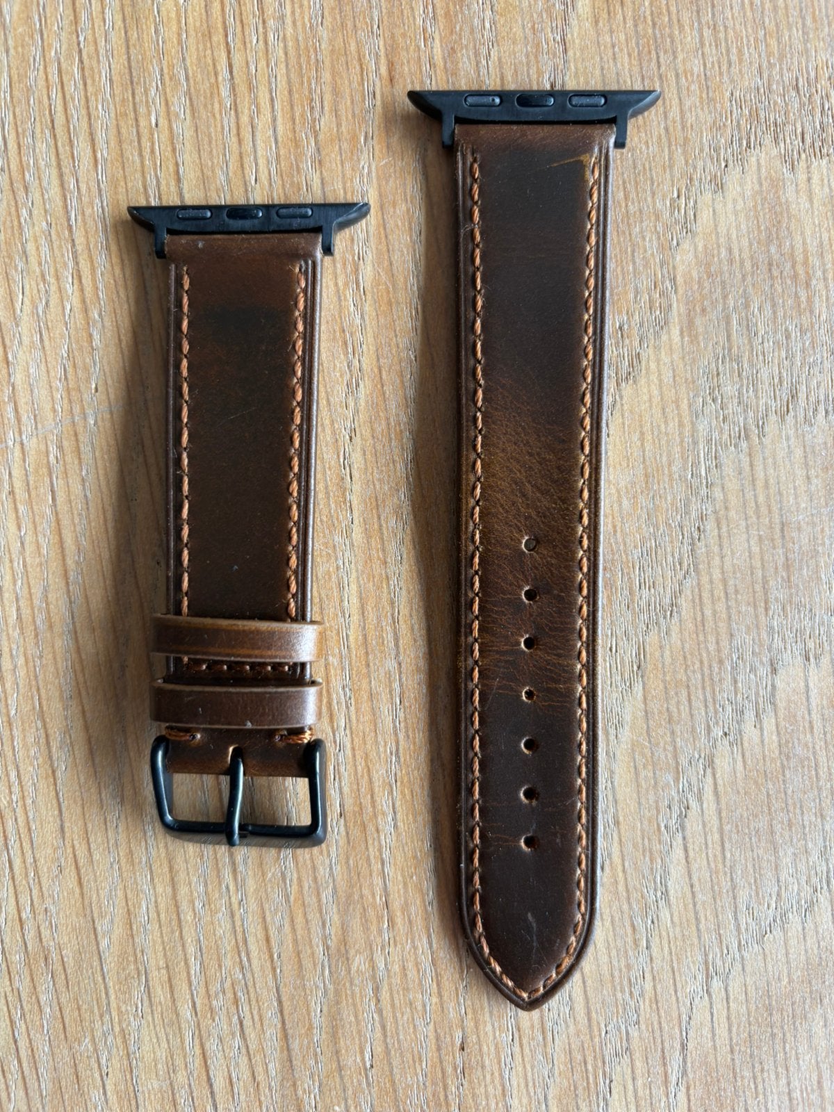 Bracelet Apple Watch 49 mm en cuir pleine fleur, Enlèvement, Neuf, Cuir