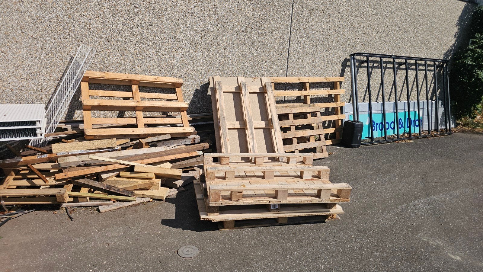 Gratis hout, Tuin en Terras, Ophalen