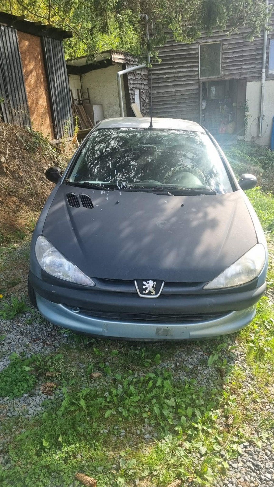 peugeot 206 pour pieces ( voiture entiere ), Achat, Particulier, Gris