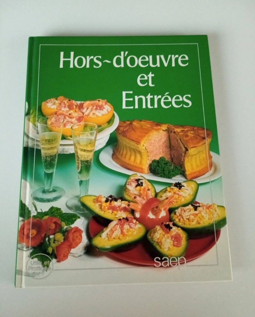 Livre de cuisine Hors d'oeuvre et entrées, Enlèvement, Utilisé
