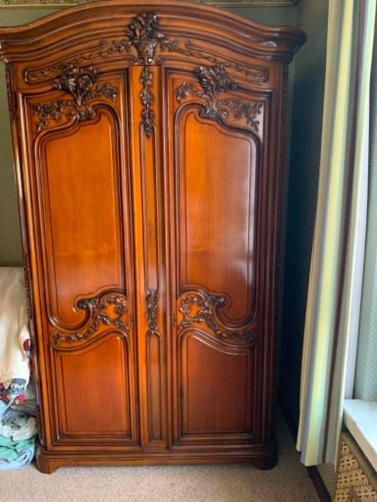 HALL 0F KLEERKAST LOUIS XV NOTENHOUT, Avec tablette(s), Enlèvement, Utilisé, 75 cm ou plus