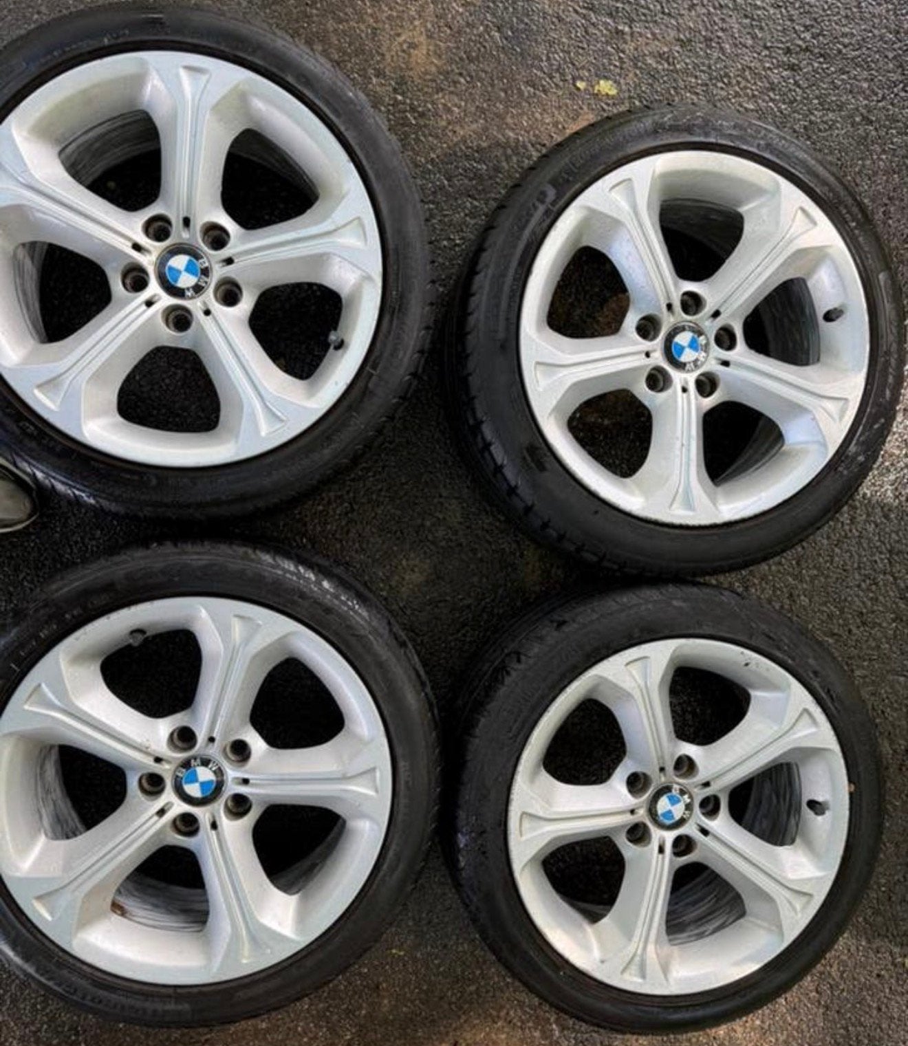 Originele BMW 18 inch Velgen +Goodyear All-Season Run-Flat, Auto-onderdelen, Banden en Velgen, Ophalen, 18 inch, Band(en)