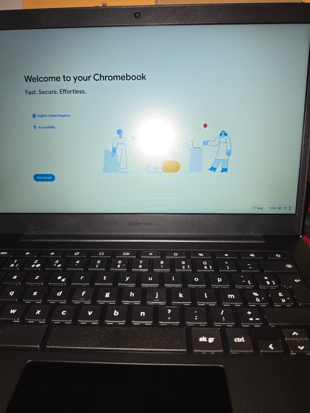 Samsung Chromebook Go, Computers en Software, Ophalen, Azerty, 14 inch