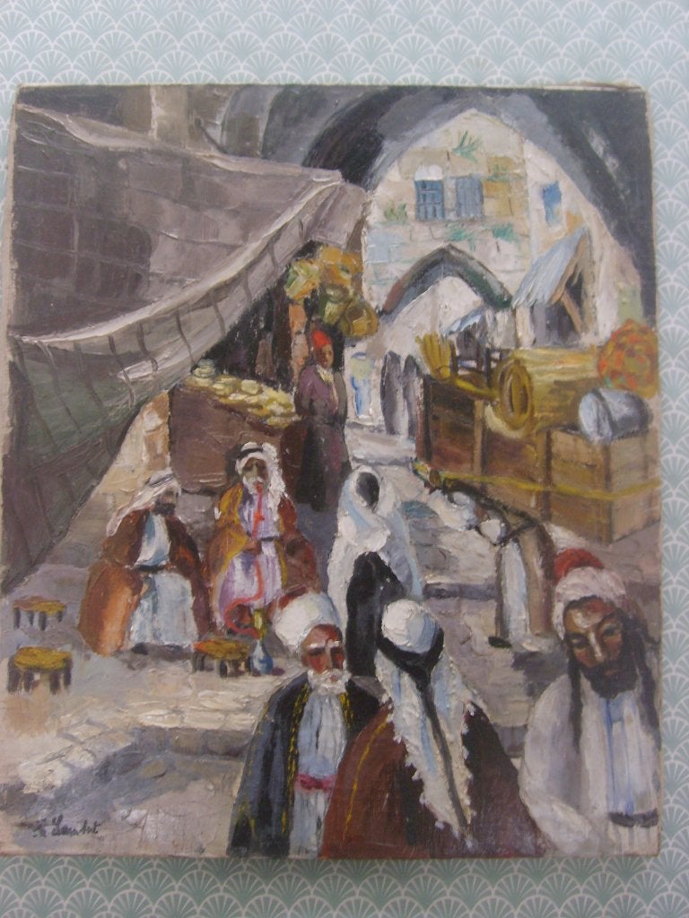 Peinture Arabisante, Antiquités & Art, Enlèvement, Peinture à l'huile, Toile