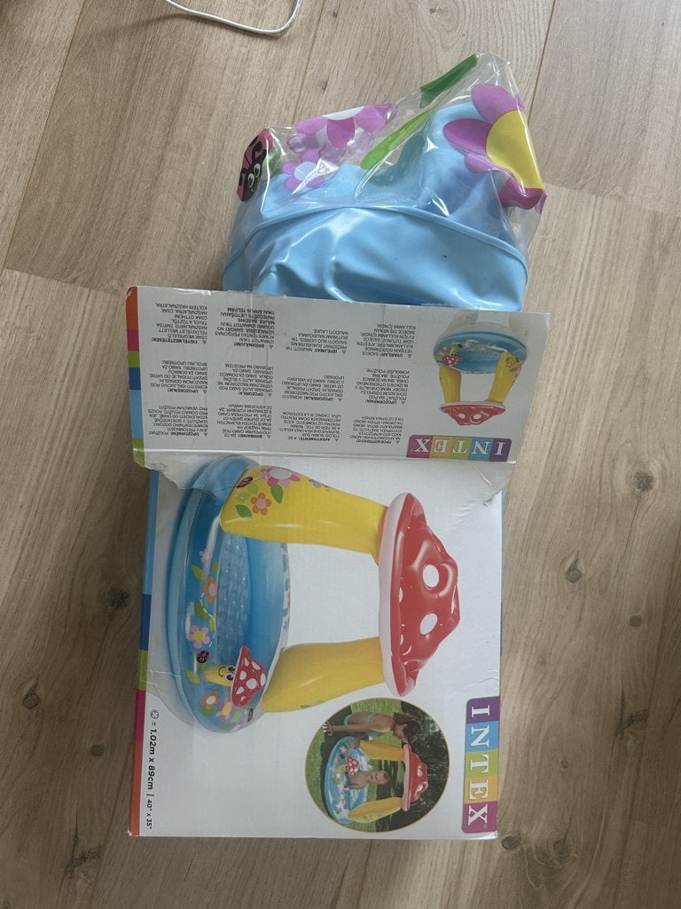 Zwembadje voor baby paddenstoel, Tuin en Terras, Ophalen, Opblaaszwembad, Rond, Minder dan 200 cm