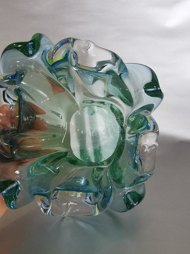 Murano glazen kom met uranium, Ophalen of Verzenden