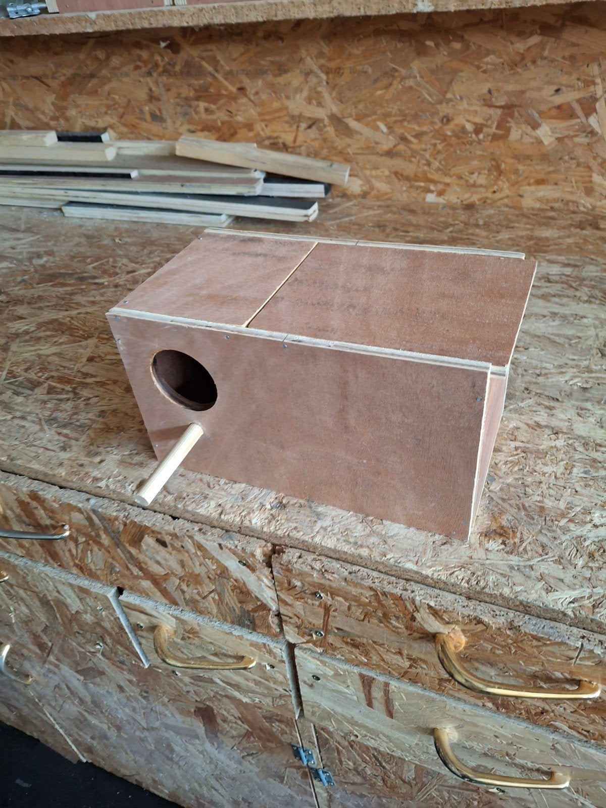 nieuwe broedblokken, Ophalen, Nieuw, Hout, Broedkooi of Kweekkooi