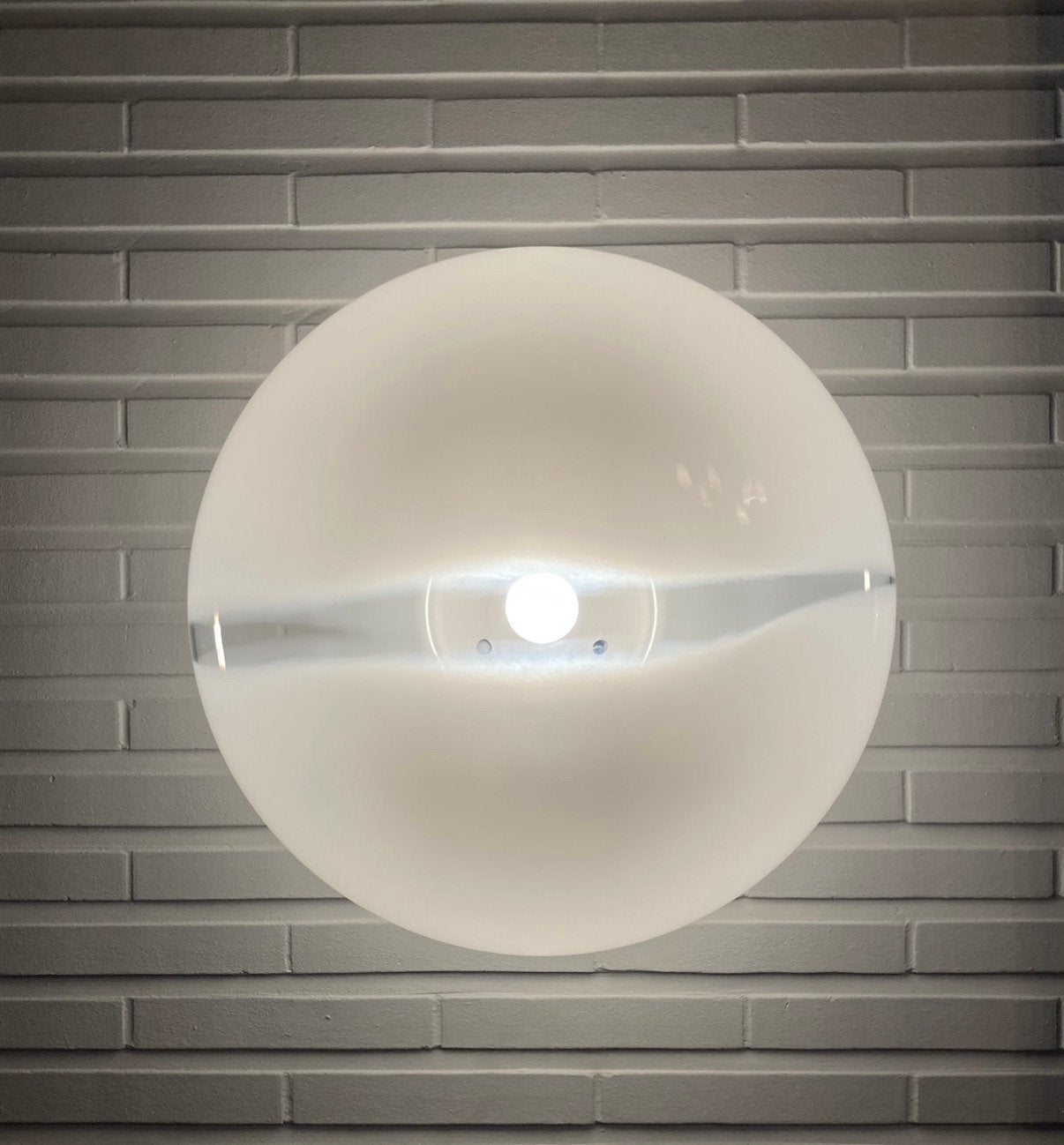 70’s Barbini Murano wandlamp, Autres types, Comme neuf, Verre, Enlèvement