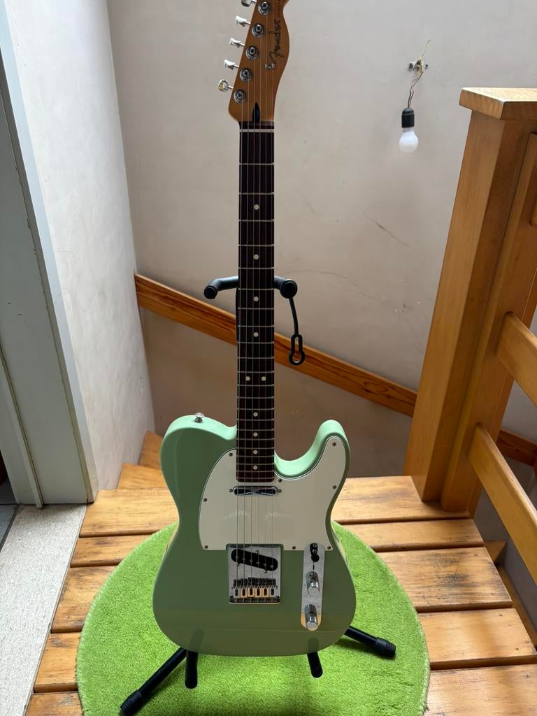 Fender player telecaster || mex birch green / blackstar V4, Ophalen, Zo goed als nieuw, Fender