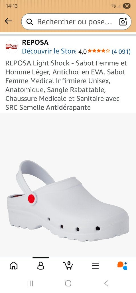 Sabot Médicale pointure 39, Kleding | Dames, Overige Dameskleding, Ophalen, Zo goed als nieuw