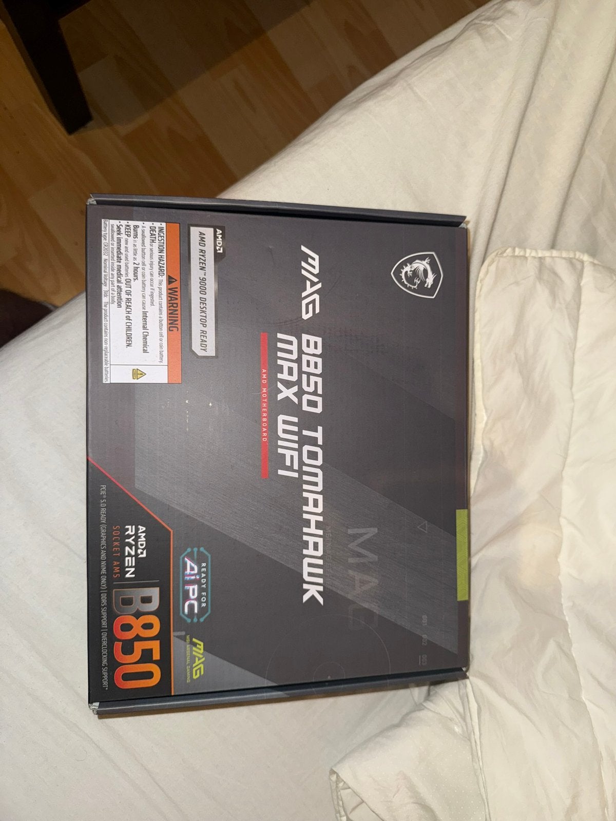 MSI MAG B850 Tomahawk MAX WiFi, Ophalen, Zo goed als nieuw