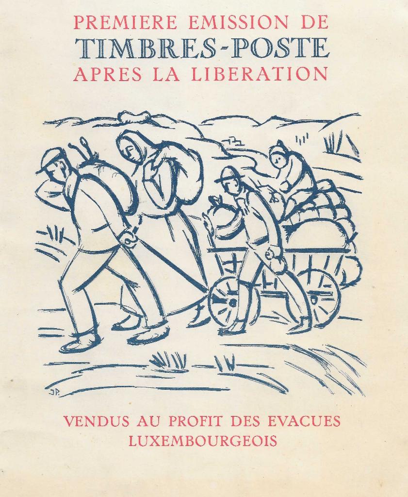 Postzegels Luxemburg - FDC 1944, Postzegels en Munten, Postzegels | Europa | België, Verzenden