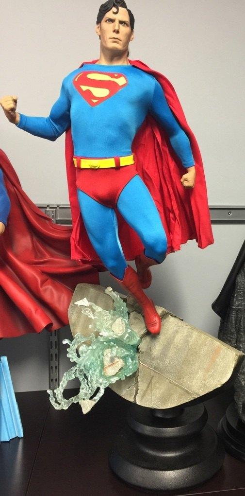 Sideshow Superman Premium Format 1/4 !!!, Ophalen, Zo goed als nieuw, Film, Beeldje, Replica of Model