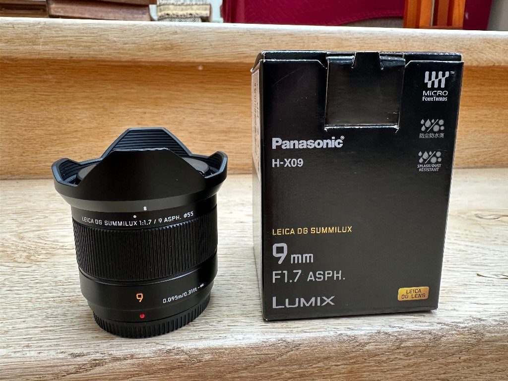 Panasonic Leica 9 mm F1.7 Asph . Lumix. ZGAN, Audio, Tv en Foto, Foto | Lenzen en Objectieven, 9 mm, Micro Four Thirds, Panasonic