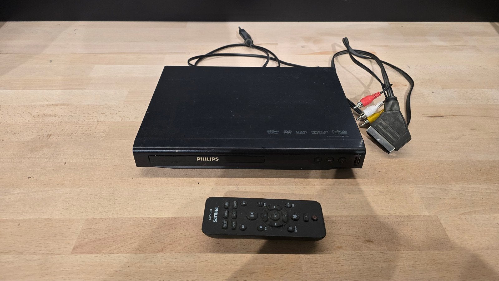 Philips DVP2850 Dvd-speler met USB & Afstandsbediening, TV, Hi-fi & Vidéo, Enlèvement ou Envoi, Lecteur DVD, Philips