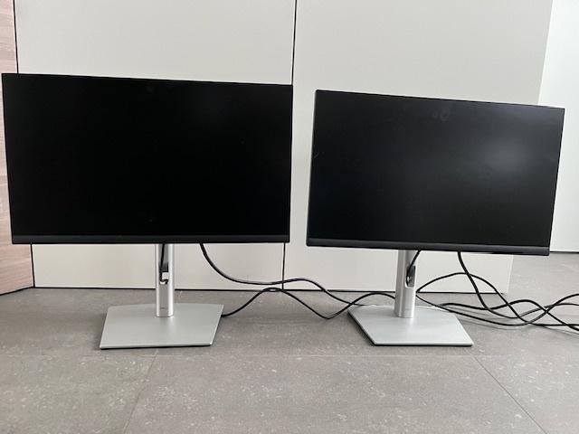 Monitor Dell scherm P2222H (2 x), Ophalen, Zo goed als nieuw, HD, HDMI
