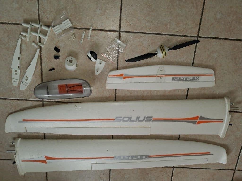 Solius multiplex-accessoires en vleugels, Ophalen, Gebruikt, Vliegtuig