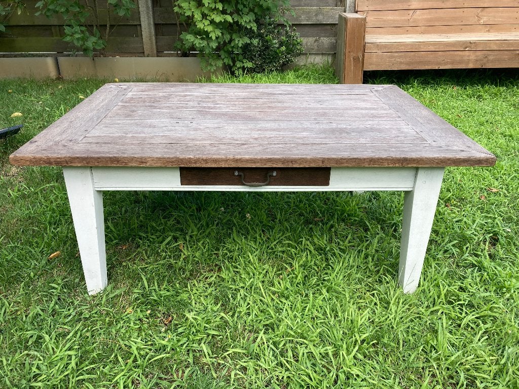 Massieve lage tafel, Ophalen
