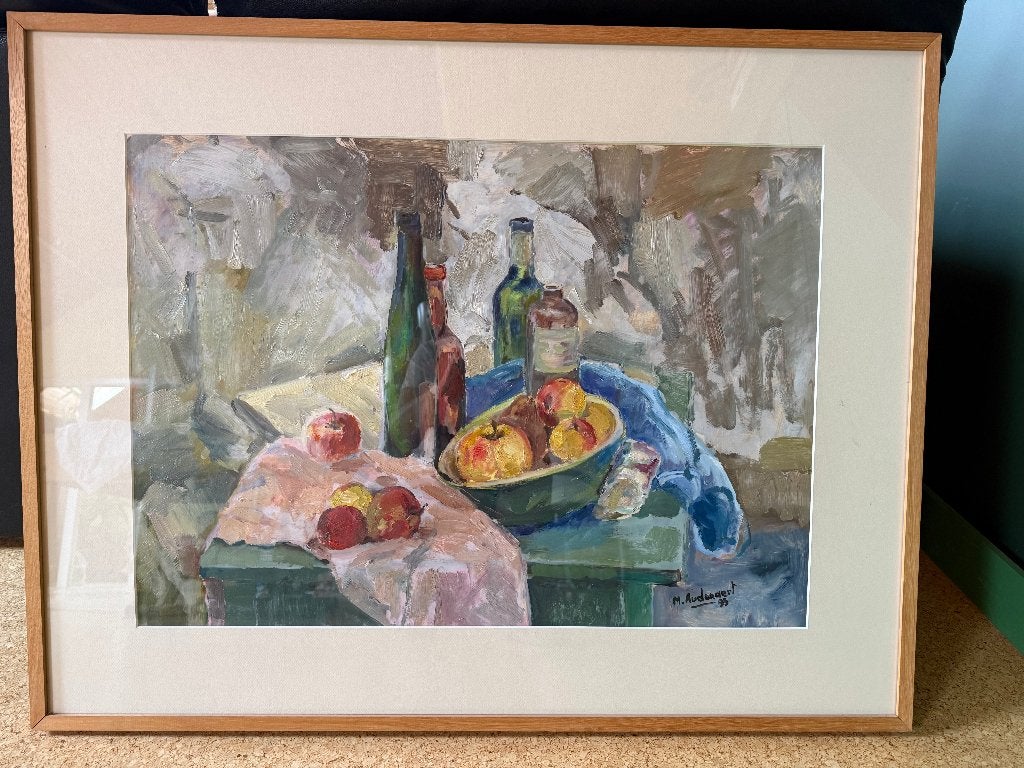impressionistisch stilleven, Ophalen, Doek, Stilleven, Impressionistisch