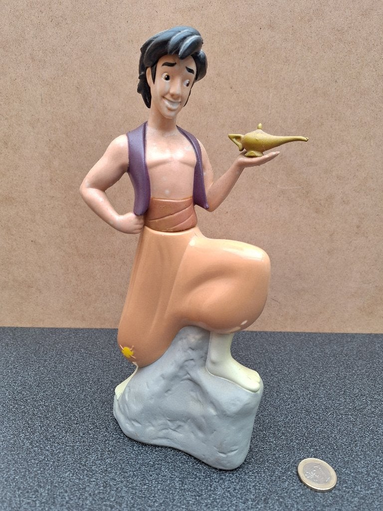 Figurine Disney Aladin bouteille bain mousse, Enlèvement ou Envoi, Utilisé