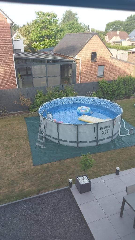 Zwembad, Tuin en Terras, Zwembaden, Zo goed als nieuw, Opzetzwembad, 120 cm of meer, 400 cm of meer, Rond, Ophalen