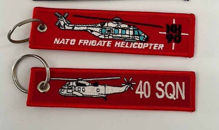 Remove Before Flight NH90 / Sea King, Verzamelen, Luchtvaart en Vliegtuigspotten, Ophalen of Verzenden, Nieuw, Patch, Badge of Embleem