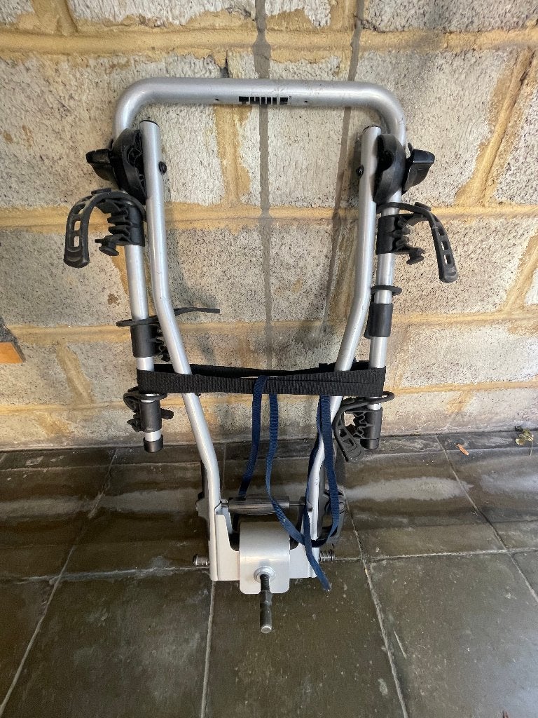 Porte vélo sur boule, Support d'attelage, Comme neuf, Enlèvement, 2 vélos