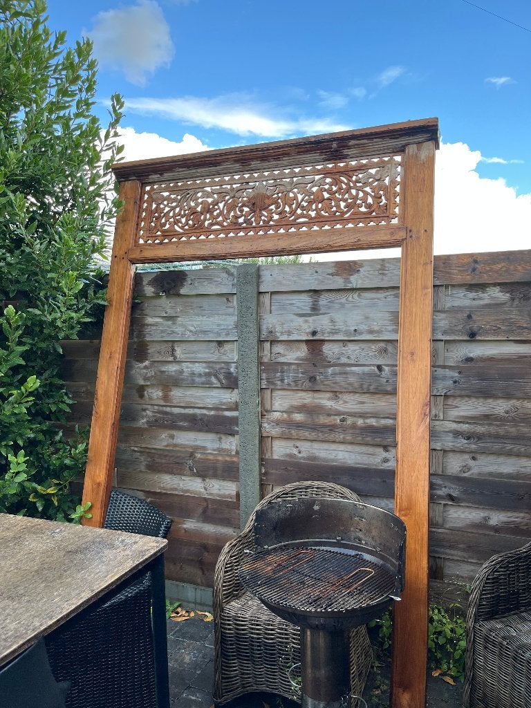 DECORATIEVE HOUTEN DEURLIJST, Antiek en Kunst, Ophalen