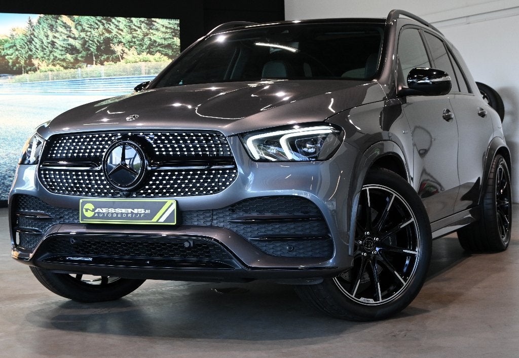 Mercedes-Benz GLE 350de 4-MATIC AMG-LINE *PANO/BURM/360CAM*, Cuir, Argent ou Gris, Achat, Euro 6