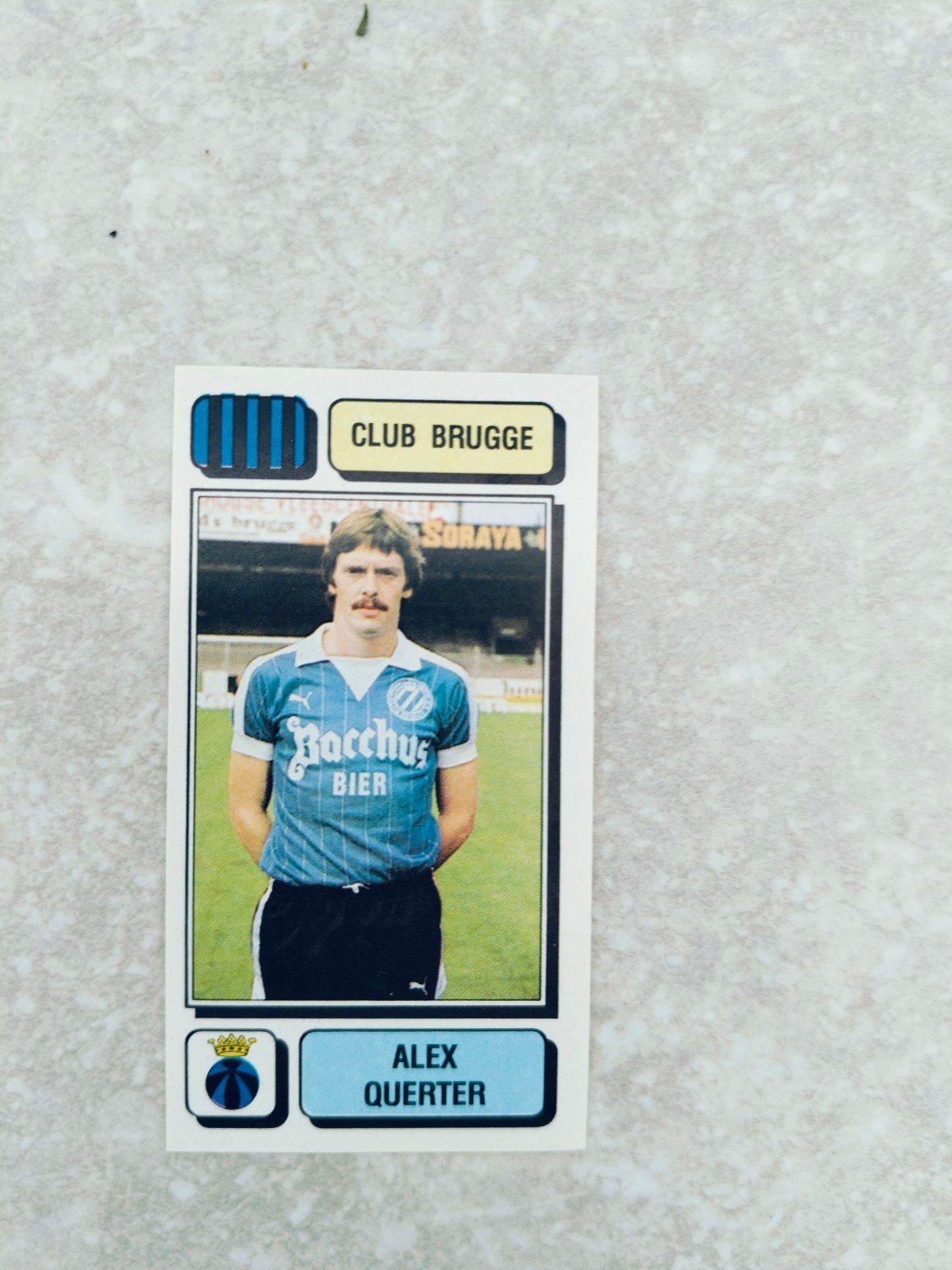 Panini sticker Alex Querter Club Brugge Football 83, Ophalen of Verzenden, Sticker