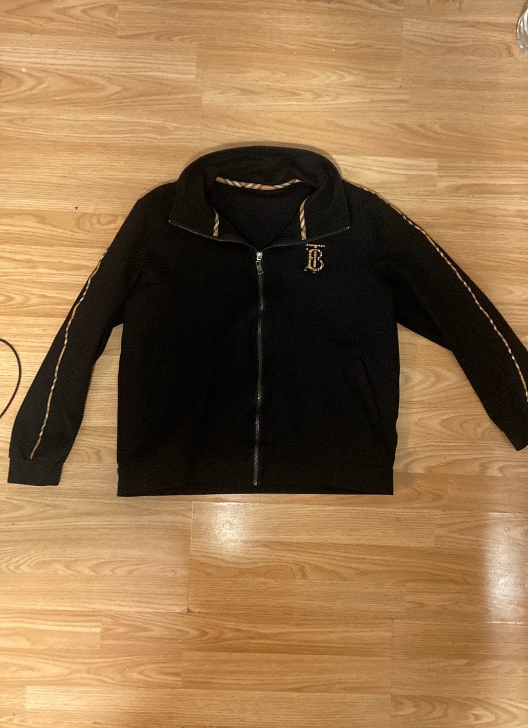 Burberry zipper, Zwart, Jasje, Gedragen, Ophalen