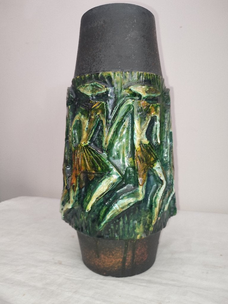 Vintage Italiaanse vaas, Antiquités & Art, Antiquités | Céramique & Poterie, Enlèvement ou Envoi