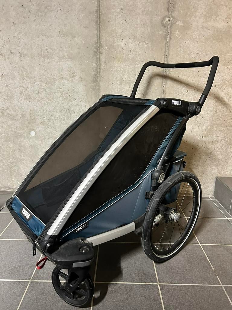 Fietskar thule voor 1 kindje, Fietsen en Brommers, Ophalen, Zo goed als nieuw