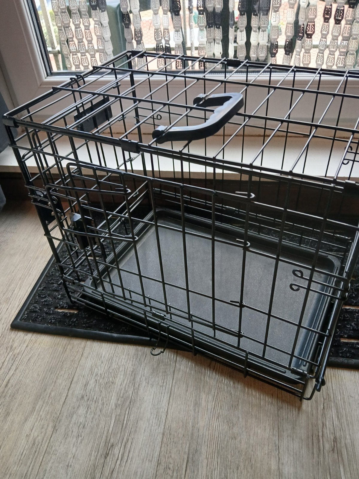 Nagelnieuwe bench, Ophalen