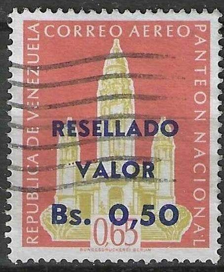 Venezuela 1965 - Yvert 852PA - Panthéon national (ST), Timbres & Monnaies, Envoi, Affranchi