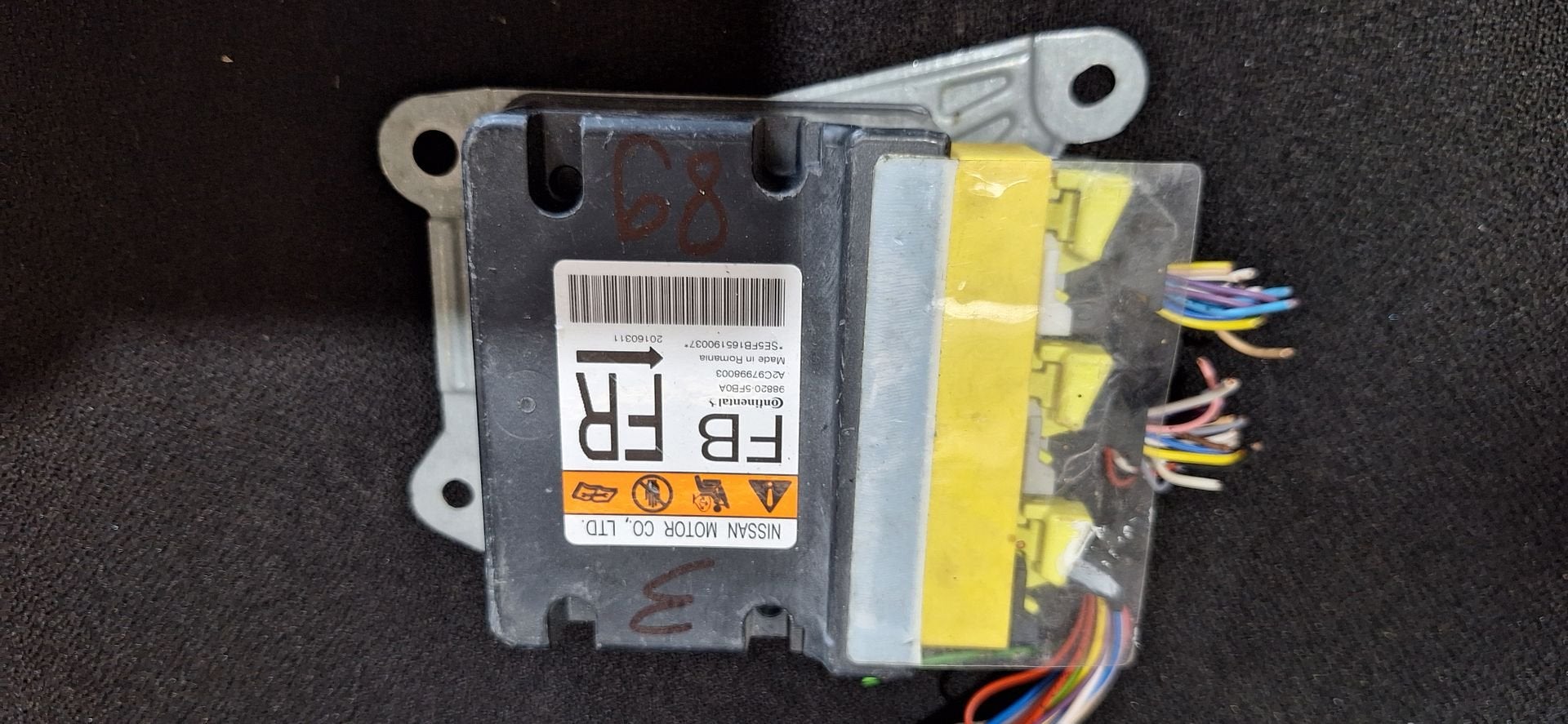 Originele Airbag Stuurmodule Computer Nissan Continental - 9, Gebruikt, -, -, Ophalen of Verzenden