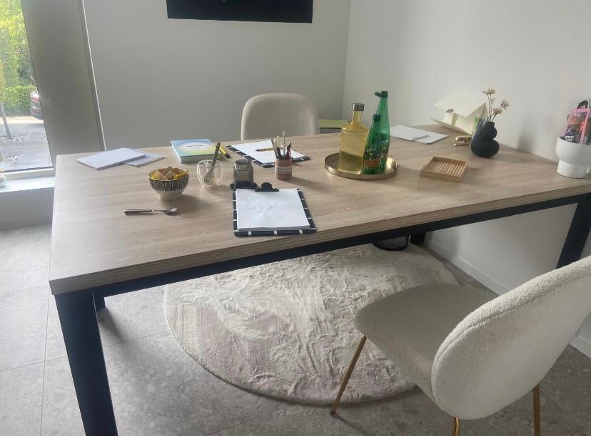 Eettafel of bureau, Ophalen, Zo goed als nieuw, Metaal