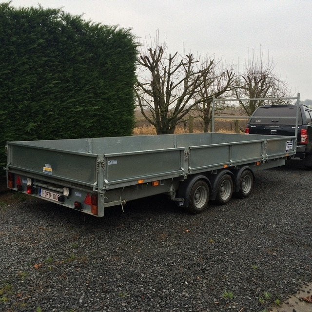Ifor-Williams LM187 Plateauwagen, Ophalen, Gebruikt