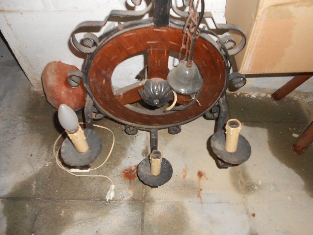 lustre ancien, Maison & Meubles, Lampes | Lustres, Enlèvement, Utilisé