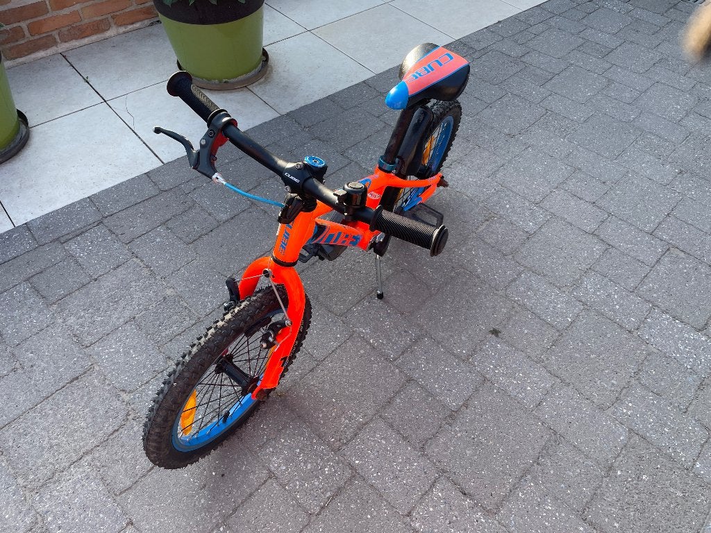Jongensfiets 16 inch, Fietsen en Brommers, Ophalen, 16 tot 20 inch, Velgrem, Zo goed als nieuw