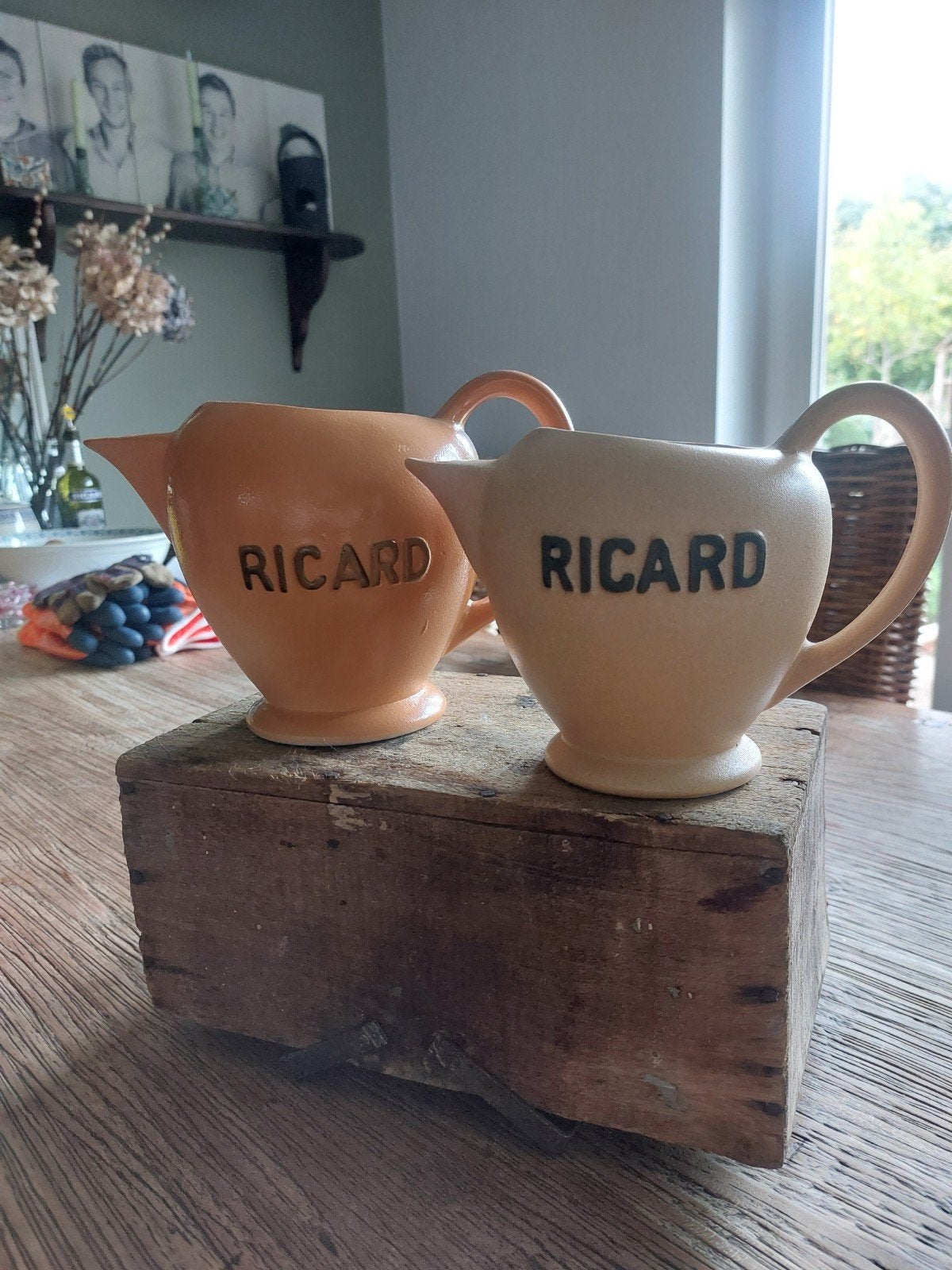 2 Ricard kruikjes, Verzamelen, Ophalen of Verzenden, Zo goed als nieuw, Overige typen