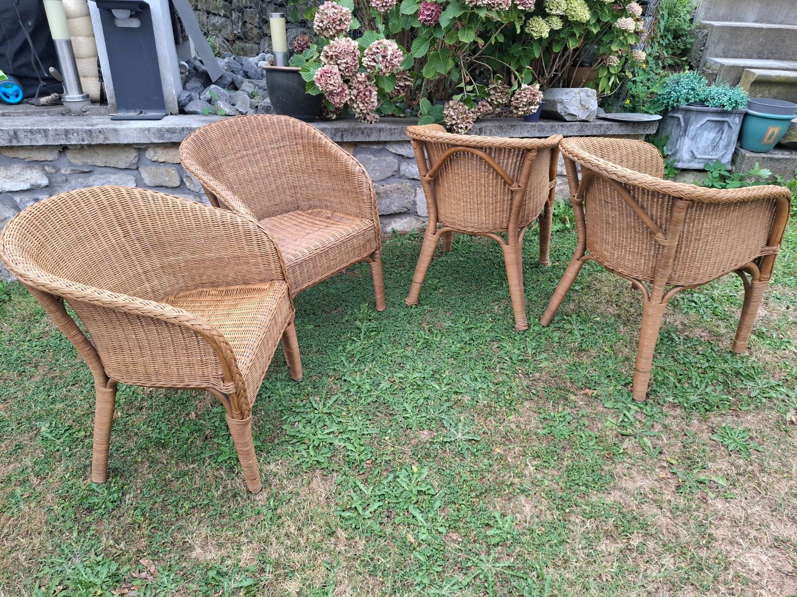 chaise en osier rotin, Jardin & Terrasse, Chaises de jardin, Enlèvement, Rotin