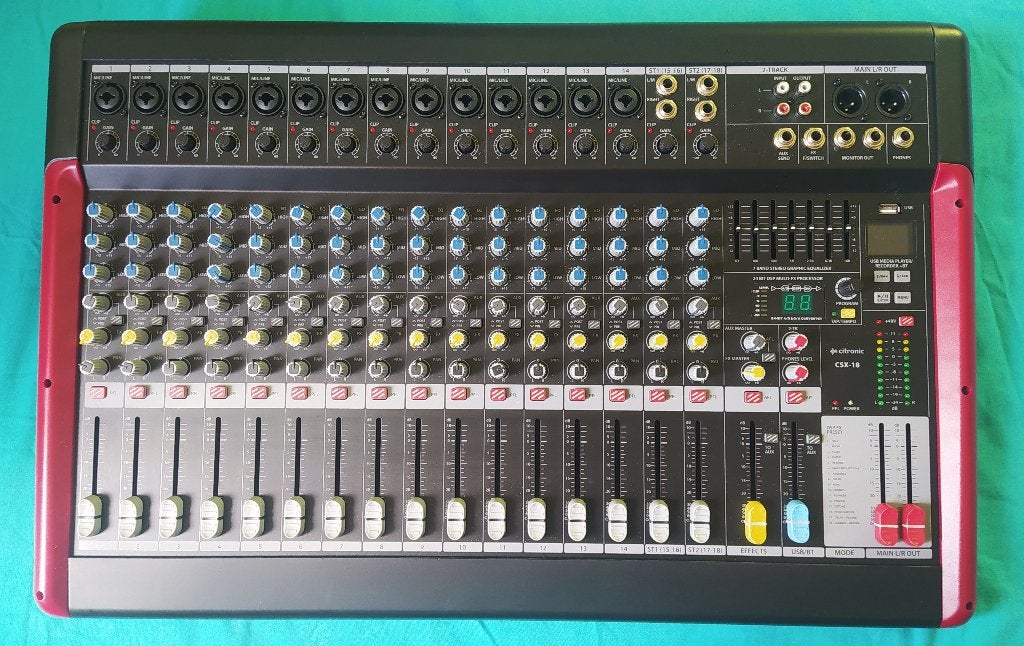 Mengpaneel Citronic CSX 18, Musique & Instruments, Enlèvement, Comme neuf