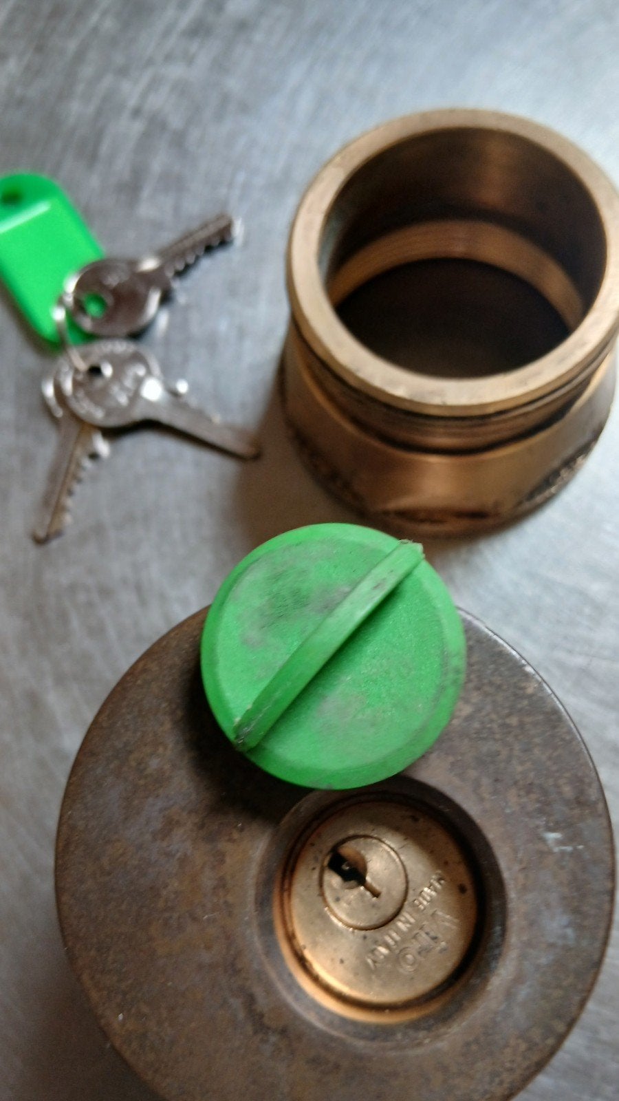 Bouchon de sécurité "kap lock ", Enlèvement