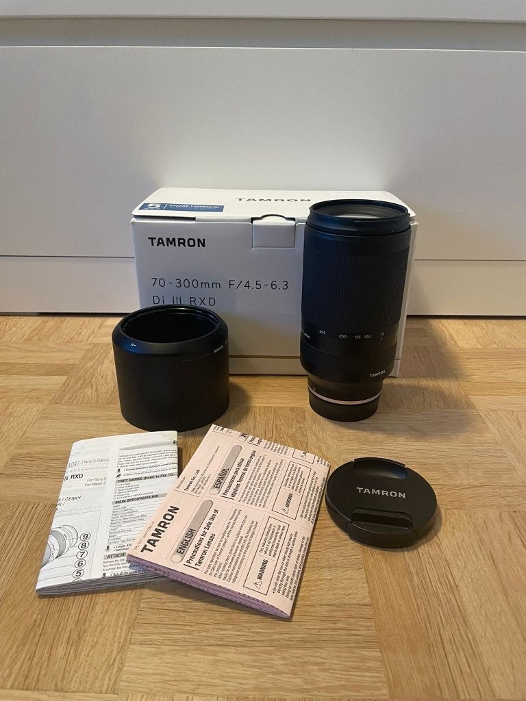 Tamron Sony FE 70-300 mm F/4.5-6.3 objectief, Ophalen, Sony E-mount, Sony, Handmatige focus