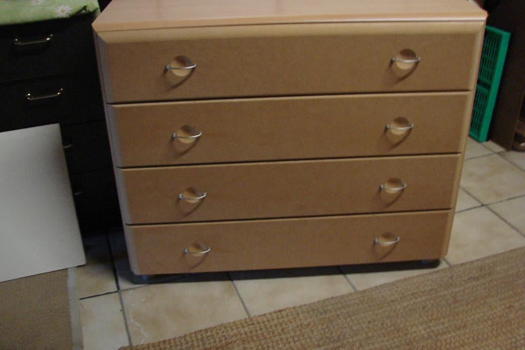 ladenkast MDF hout: zo ged als nieuw, Huis en Inrichting, Ophalen, Tijdloos mdf hout, Zo goed als nieuw, 3 of 4 laden
