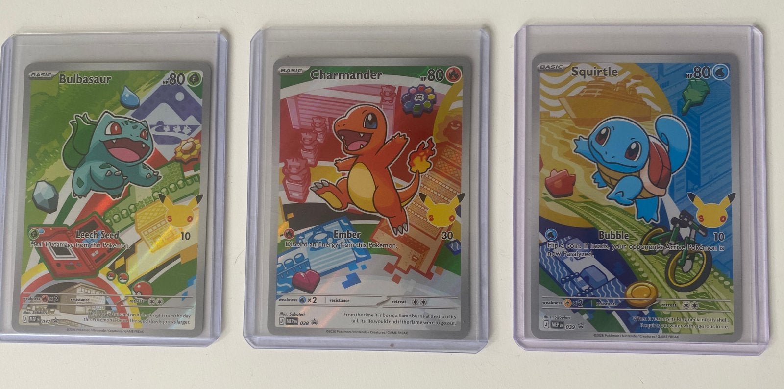 Pokémon First Partner Set Kanto (1e Generatie) NM, Ophalen, Nieuw, Meerdere kaarten