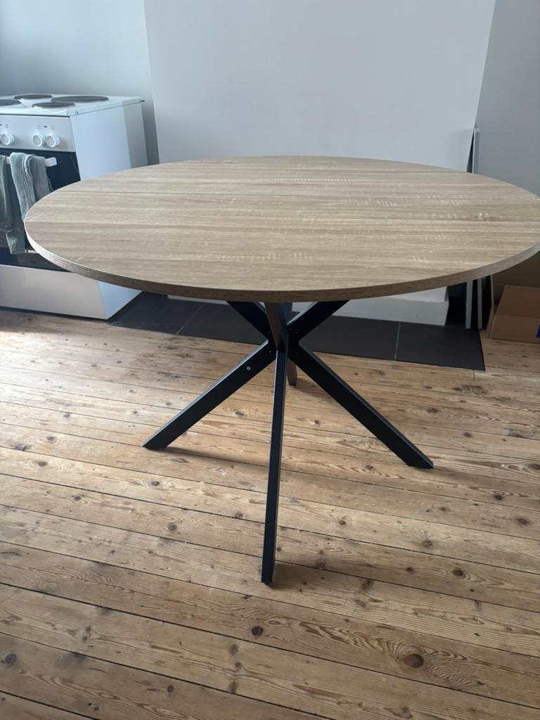 Eettafel, Huis en Inrichting, Tafels | Eettafels, Gebruikt, 50 tot 100 cm, 100 tot 150 cm, Rond